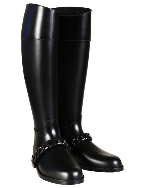 givenchy chain rain boots|givenchy snakeskin boots.